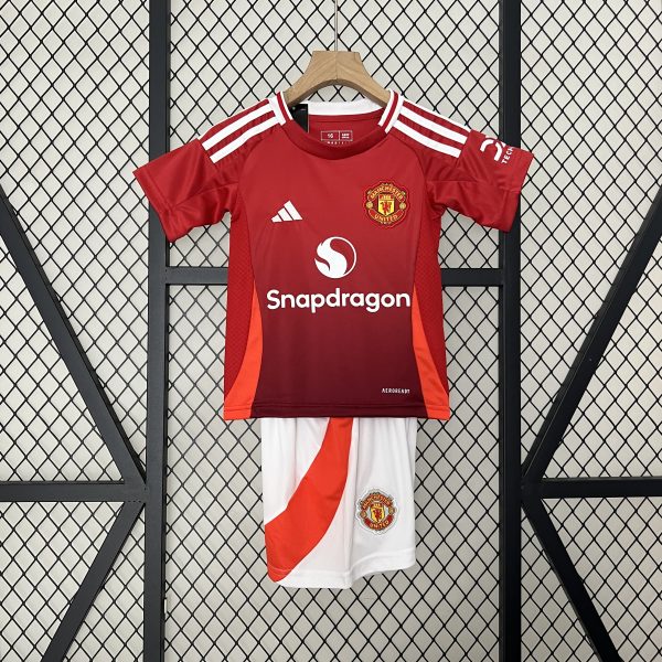 Conjunto infantil Manchester United 24/25 Local