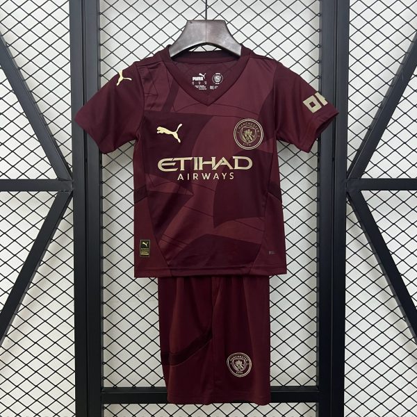 Conjunto infantil Manchester City 24/25 Visitante