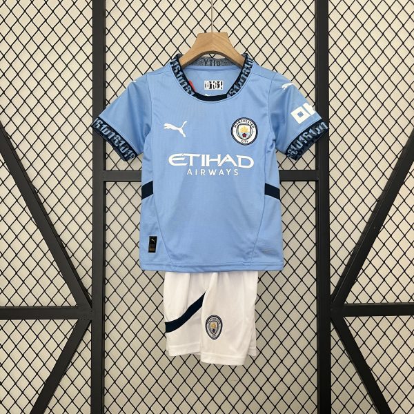 Conjunto infantil Manchester City 24/25 Local